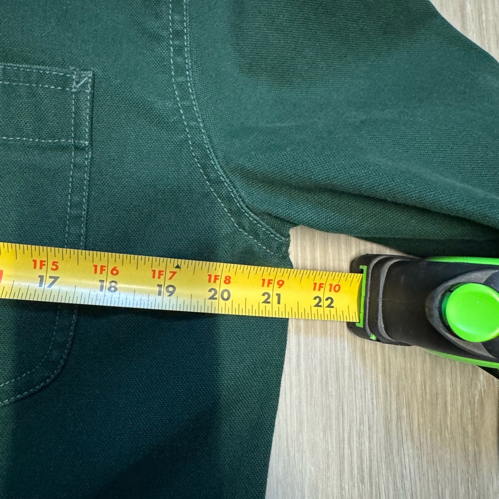 Wallace & Barnes Duck Canvas Utility Chore Jacket Green Mens medium J Crew Coat - Picture 4 of 15